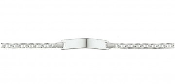 Zilveren baby graveerarmbandje 11-13 cm Anker