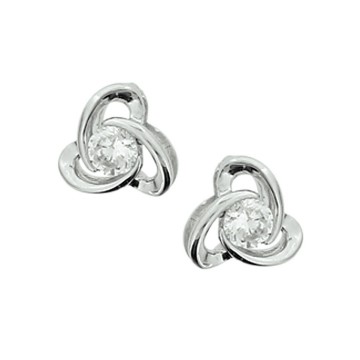 Zilveren dames oorbellen (knopjes) oorknoppen
