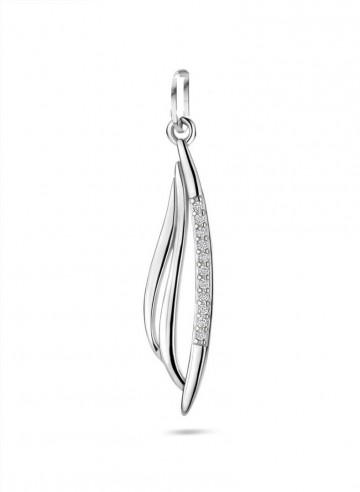 Zilveren dames hanger