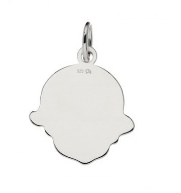 Zilveren meisje (model 3) groot