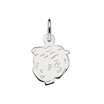 Zilveren jongen  (klein) 11mm