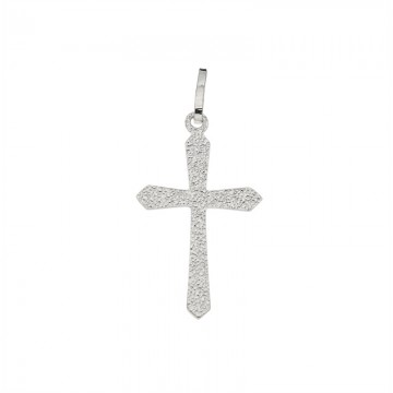 Zilveren kruisje 21mm hanger