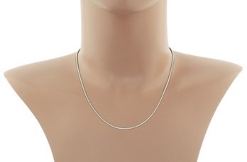 Zilveren Slang collier 1.6 mm - 42,45,50 cm