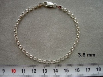 13,15,17,18,19 cm - 3.6 mm Jasseron schakel