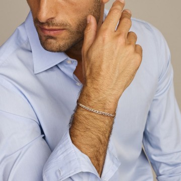 Zilveren armband 21 cm - 3.8 mm