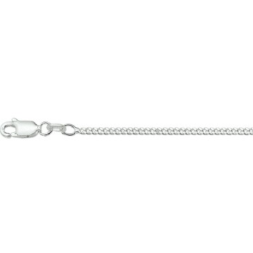Zilveren halsketting 2.1 mm breed