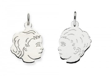 Zilveren jongen / meisje klassiek