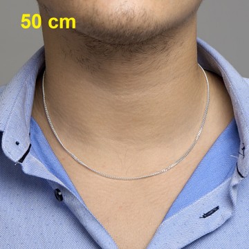 Gourmet 2.4 mm breed - 50 cm halsketting