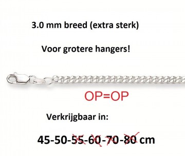 Gourmet 3.0 mm breed uitloop - 45/50cm