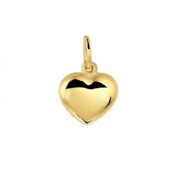 Gouden hartje 8.5 mm hanger