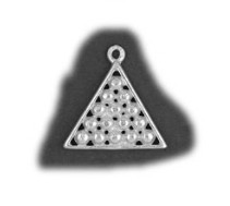 Zilveren snooker hanger