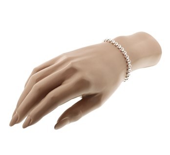 Zilveren armbanden 17,18,19,19,5cm - 4.6 mm jasseron