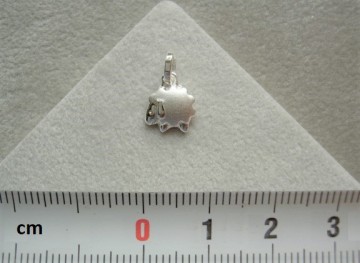 Zilveren schaapje bedeltje