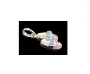 Zilveren baby schoentjes hanger