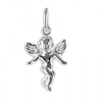 Zilveren engel hanger