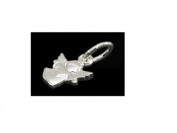 Zilveren mini engel 6mm