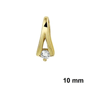Gouden dames hanger