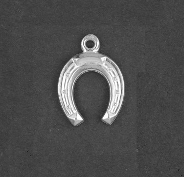 Zilveren hoefijzer hanger
