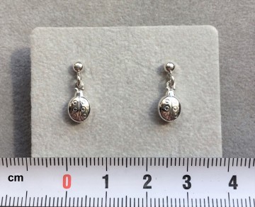 ilveren lieveheersbeestjes oorbellen stekertjes