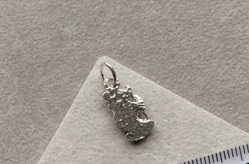 Zilveren Heilige Christoffel hanger