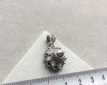 Zilveren Zeeuwse knoop hanger (14mm)