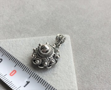 Zilveren Zeeuwse knoop hanger (14mm)