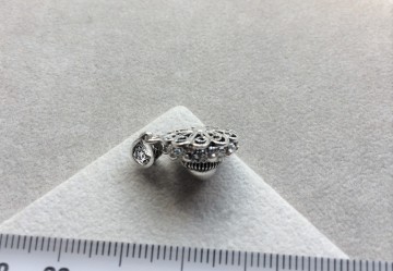 Zilveren Zeeuwse knoop hanger (14mm)