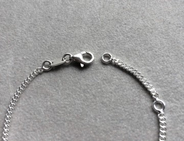 Zilveren graveerarmbandje 13-15 cm