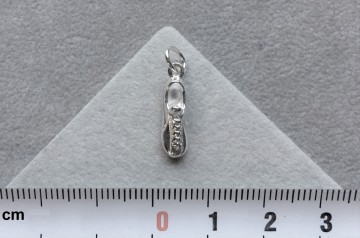 Zilveren voetbalschoen hanger