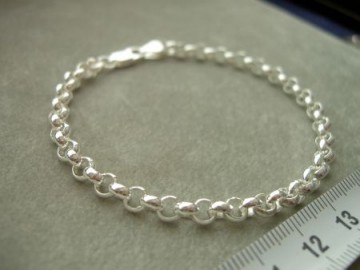 Zilveren armbanden 17,18,19,19,5cm - 4.6 mm jasseron