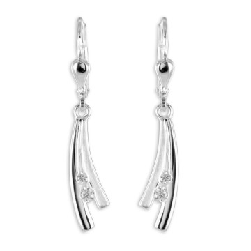 Zilveren oorbellen hangers fantasie