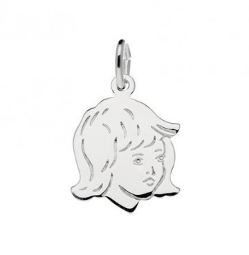 Zilveren meisje model (model 1)