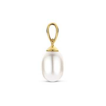 Gouden parel hanger (15mm)