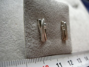 Zilveren oorbellen fantasie zirkonia