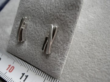 Zilveren oorbellen fantasie zirkonia