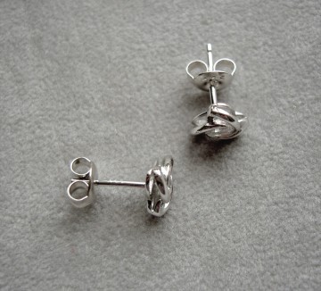 Zilveren dames oorbellen (knopjes) oorknoppen