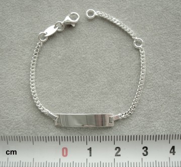 Zilveren graveerarmbandje 11-13 cm