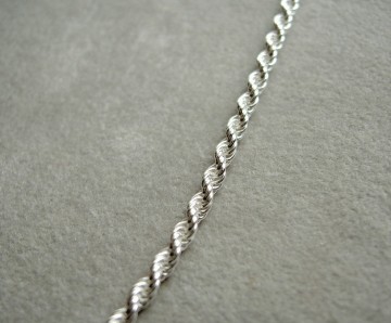 Zilveren halsketting 45 cm - 2.5 mm Koord schakel