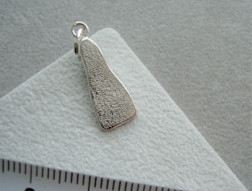 Zilveren zwemvlies zwemmen hanger