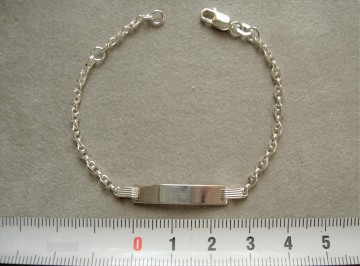 Zilveren graveerarmbandje 14-16 cm