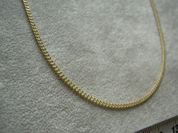 Gouden halskettinkje (dames, 45 cm)