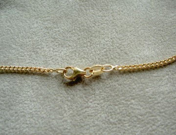 Gouden halskettinkje (dames, 45 cm)