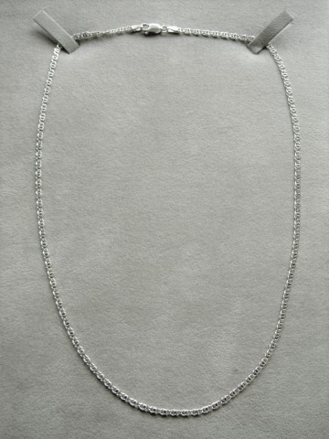 Zilveren halsketting 45 cm - 2.5 mm Valkenoog schakel