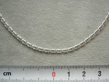 Zilveren halsketting 45 cm - 2.5 mm Valkenoog schakel