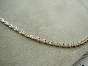 Zilveren halsketting 45 cm - 2.5 mm Valkenoog schakel