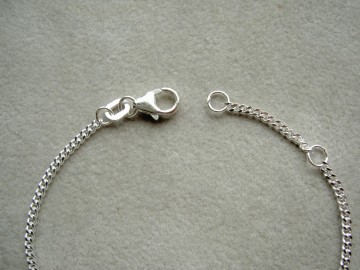 Zilveren graveerarmbandje 13-15 cm