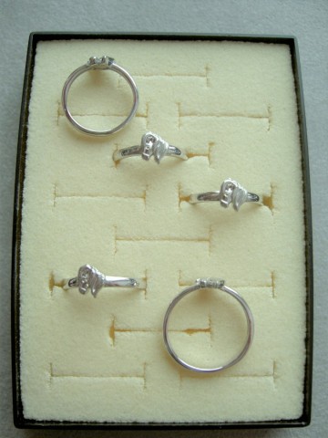 Zilveren paard ring  (Kinderring)