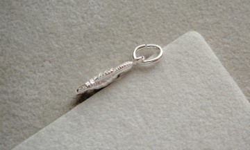 Zilveren zeepaardje hanger (13mm)