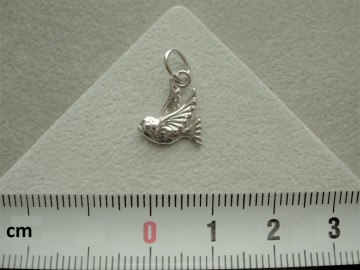 Zilveren mus / vogel hangertje