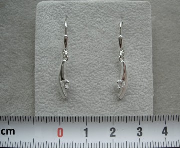 Zilveren oorbellen oorhangers